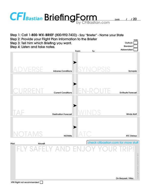 CFIBastian Briefing Form